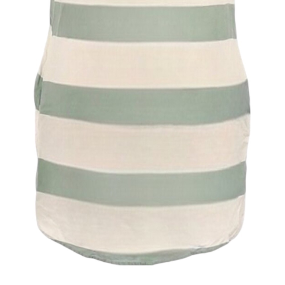 πΊ Beach Lunch Lounge Soft Chambray Sleeveless Stripe Mini Dress Size S - Picture 5 of 8